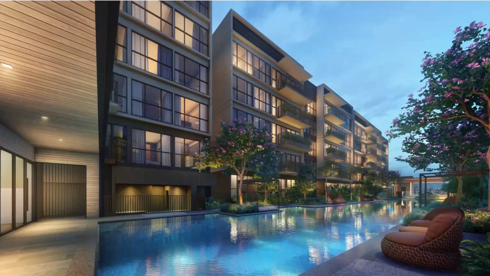 Watergardens-50m-Lap-Pool-Night-View